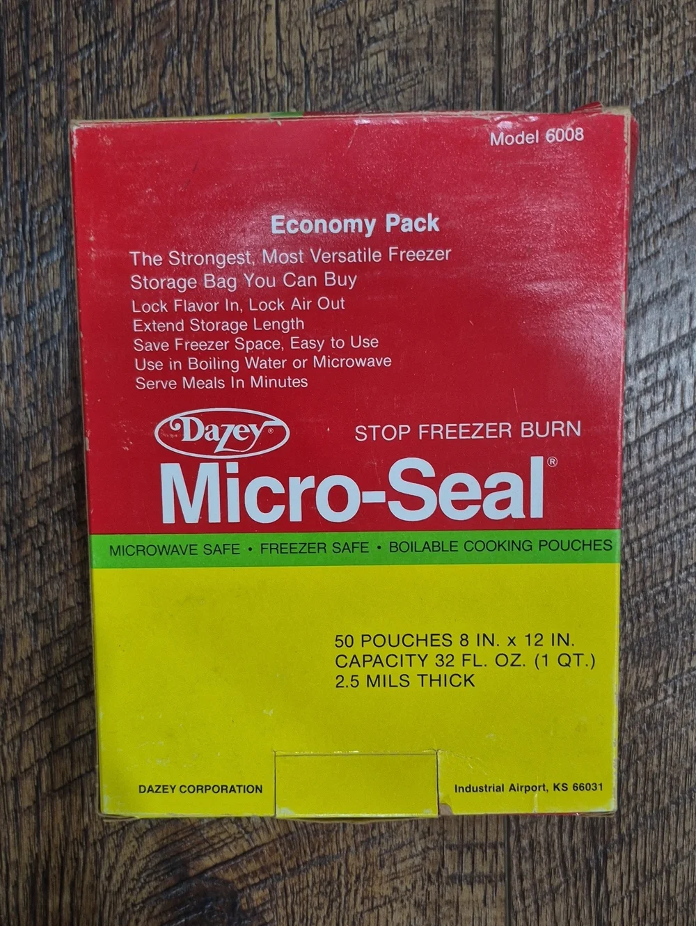 Vintage Dazey Seal A Meal Economy Pack - 13 Pouches Cottagecore Rustic Kitchen
